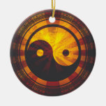 Vintage Yin Yang Julgransdekorationer