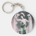 *Vintageblomma Dancer* Nyckel Ring