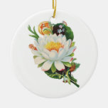 Vintageblommigt 4 jul dekorationer
