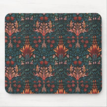 Vintageblommigt Mousepad Musmattor