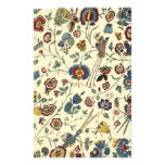 Vintageblommigtbrevpapper