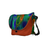Vintageblommigtmessenger bag