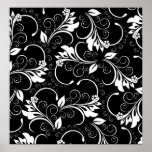 vintageblommor print