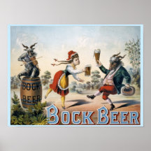 VintageBocköl Affisch