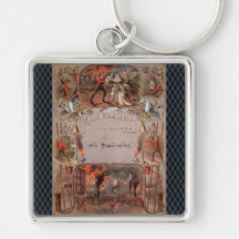 Vintagebrandman certifikat nyckelring