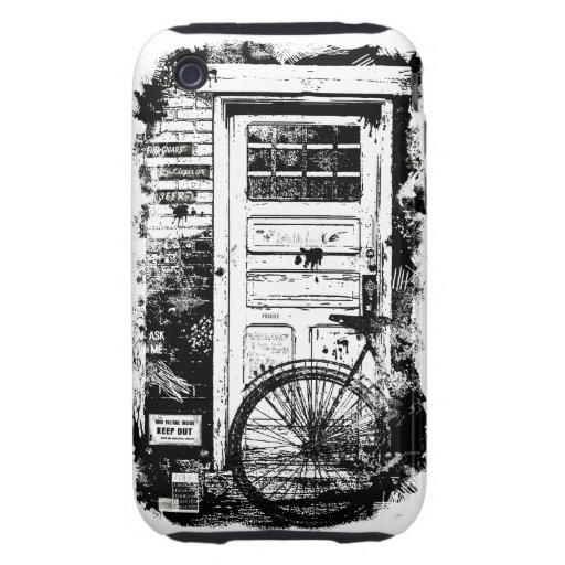 Vintagedörr iPhone 3 Tough Fodraler