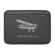 Vintageflygplan, flyg planerar sleeves för MacBook air