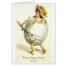 Vintageglad påsk!  Victorianpåskkort