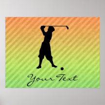 Vintagegolfare Affischer