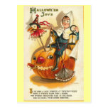 VintageHalloween glädjear Vykort