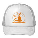 VintageHalloween katt Trucker Kepsar