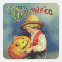 VintageHalloween klistermärke