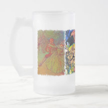 VintageHalloween väggmålning Mugg