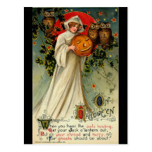 VintageHalloween vykort