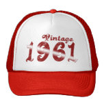 Vintagehatt 1961 trucker keps