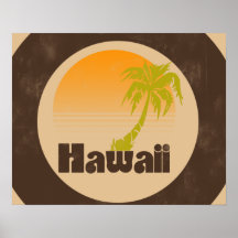 VintageHawaii logotyp Affischer