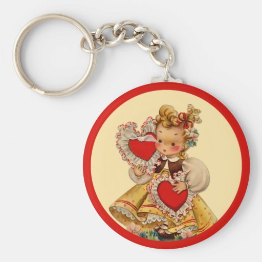 Vintagehjärtaälskling Nyckelringar