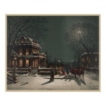 Vintagejul affischer