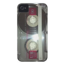 Vintagekassetten tejpar - rengöring iPhone 4 Case-Mate fodral