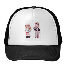Vintagekattmagi Trucker Kepsar