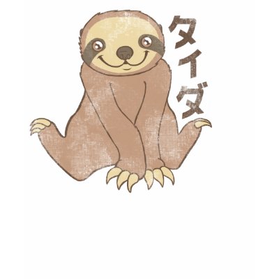 VintageKawaii Sloth från Figbeater