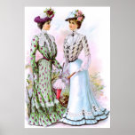 Vintageklänningar 1901 affischer