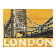 VintageLondon affisch Vykort