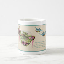 Vintagemors dagbluebirds mugg