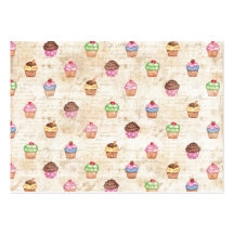 Vintagemuffins Visitkort Mallar
