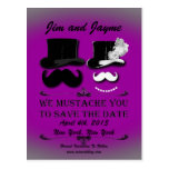 Vintagemustaschspara datera vykort