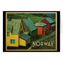 Vintagenorge Hälsningskort
