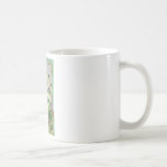 VINTAGEPÅSKÄGG OCH SNOWDROP-BLOMMAHÄLSNINGAR MUGGAR