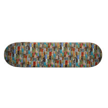VintageregistreringsskyltSkateboard