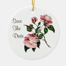 Vintagerospara dateraprydnaden julgranskulor