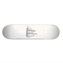 Vintagesegelbåt Skateboard