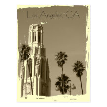 VintagestilLos Angeles vykort!