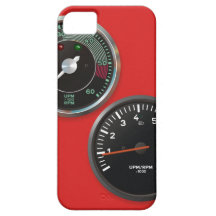 Vintagetävla instrumenterar som funnit på klassike iPhone 5 Case-Mate skydd