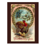 VintagethanksgivingTurkiet vykort