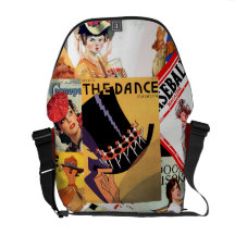 VintagetidskriftMontage Messenger Bag