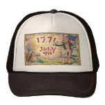 VintageUncle Sam 1776 Mesh Kepsar