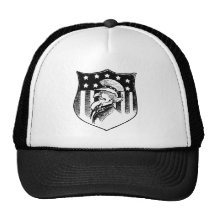 Vintageunclen Sam och amerikanska flaggan skyddar  Baseball Hat