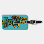 Vintageuppassarelogotyp Bagage Etiketter
