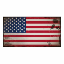 VintageUSA flagga Cut Out