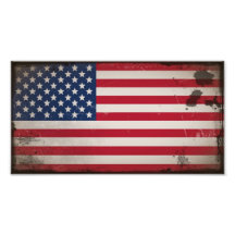 VintageUSA flagga Fotontryck