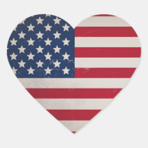 VintageUSA flagga Klistermärke