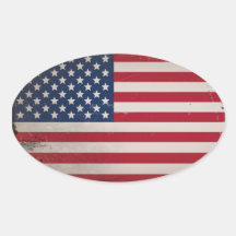 VintageUSA flagga Klistermärke
