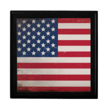VintageUSA flagga Prydnadslådor