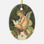 Vintagevalentinprydnad Julgranskula