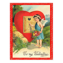 Vintagevalentinvykort