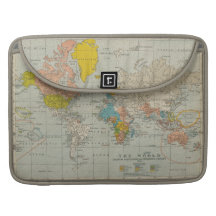 Vintagevärldskarta MacBook Pro Sleeve